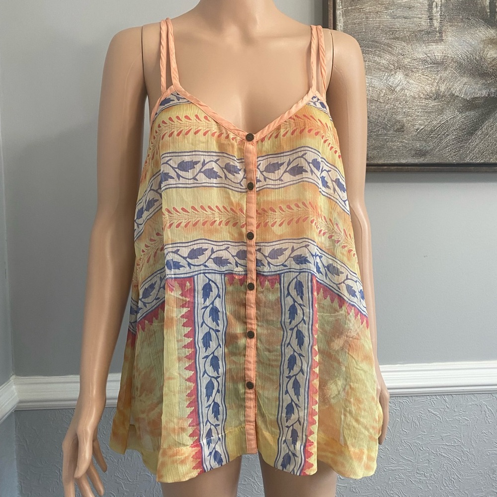 Free People boho tank top